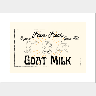 Farm Fresh Goat Milk Posters and Art